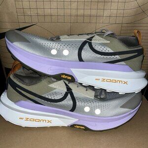 NEW Nike ZoomX Zegama Trail 2 Running  FD5190-003 Men Sz 10 Iron Ore Purple
